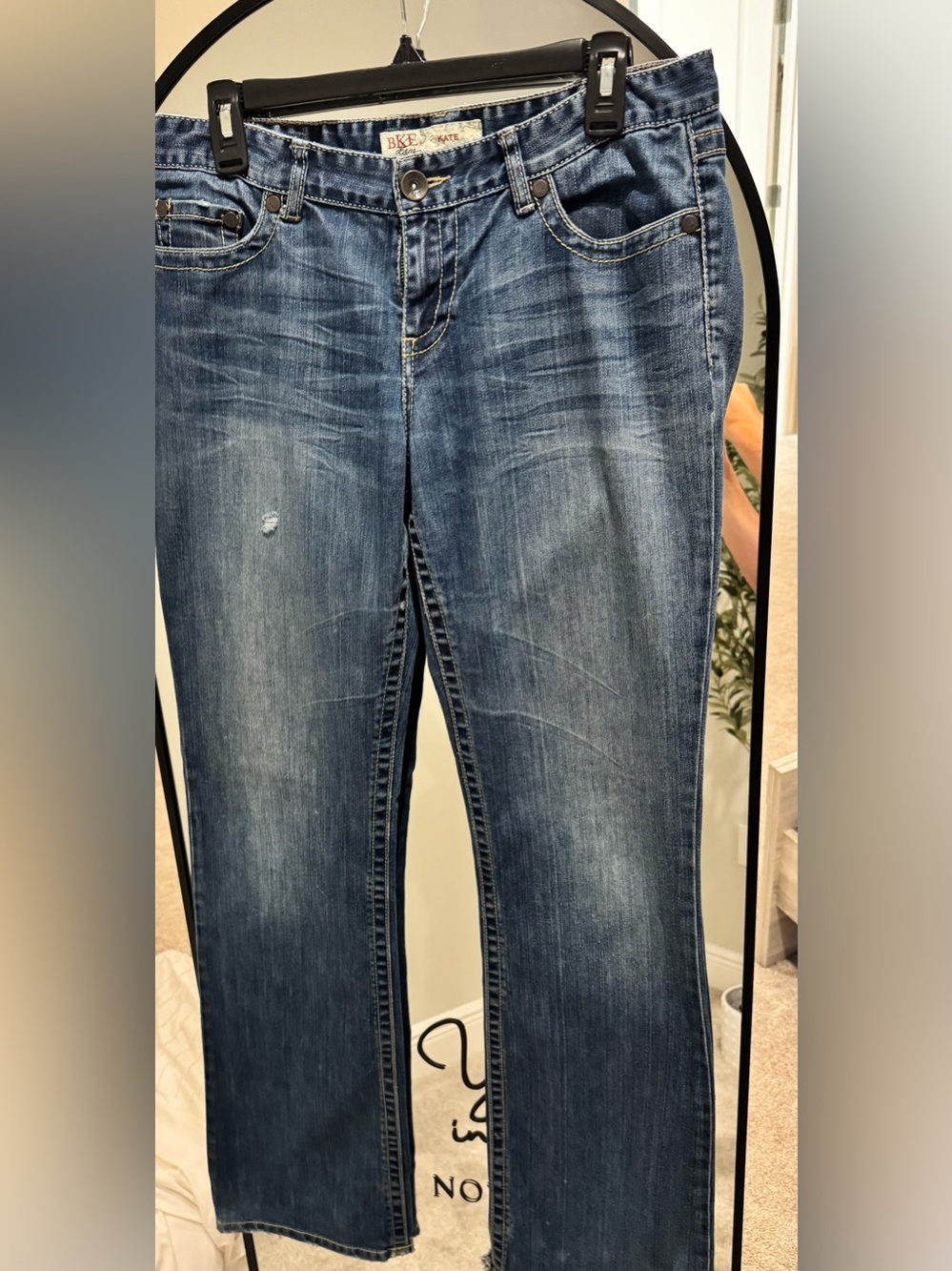 BKE Women’s Bootcut Jeans in Medium Blue Wash